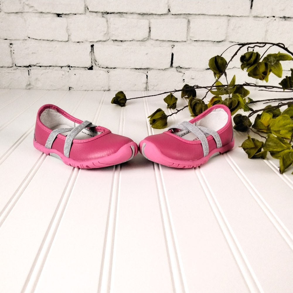 Riley Roos Mairin Leather Walking Shoes Hot Pink - Picture 3 of 6